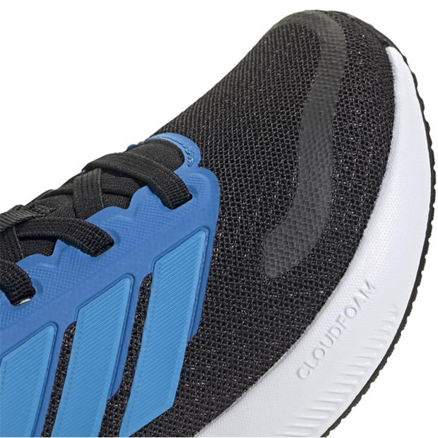 Black/Blue - adidas - Runfalcon 5 EL Childrens Trainers
