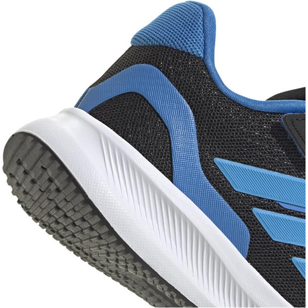 Black/Blue - adidas - Runfalcon 5 EL Childrens Trainers
