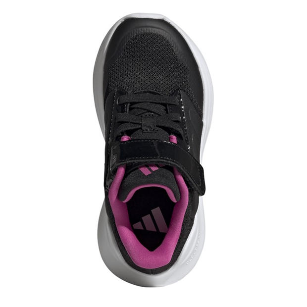 Black/Fuchsia - adidas - Tensaur Run 2.0 Children Shoes