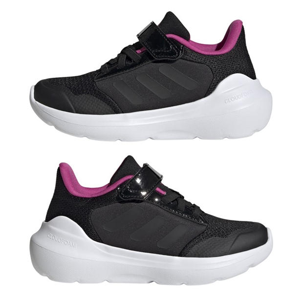 Black/Fuchsia - adidas - Tensaur Run 2.0 Children Shoes