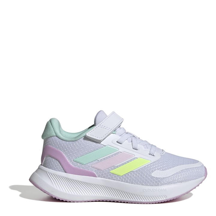 Adidas Girls White Runfalcon 5 Shoes s in Size C13, Sports Direct