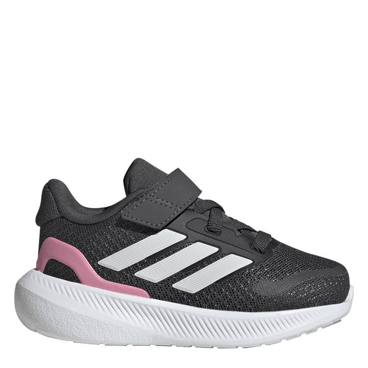 Adidas Girls Grey Runfalcon 5 Trainers  in Size C7, Sports Direct