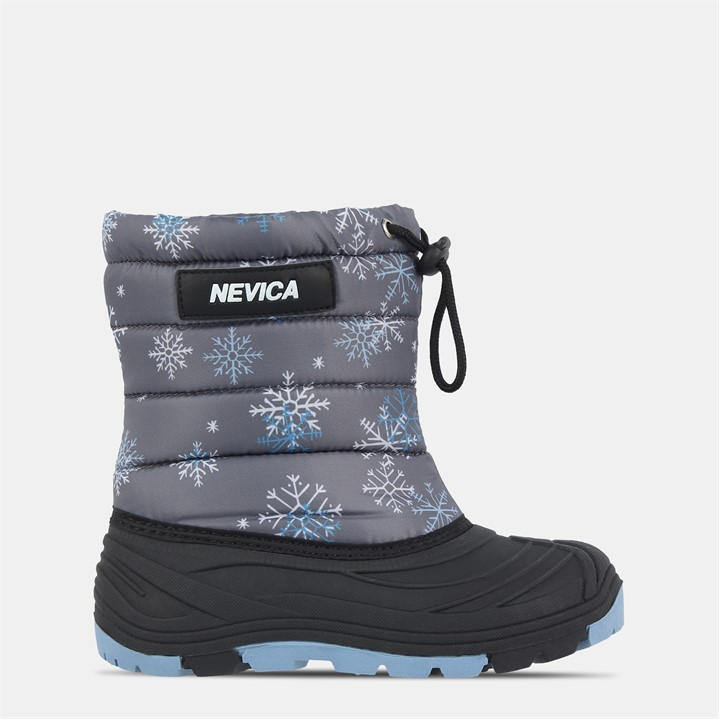 Nevica Kids Blue ' Explorer Mid/High Snow Boots in Size 1, Sports Direct