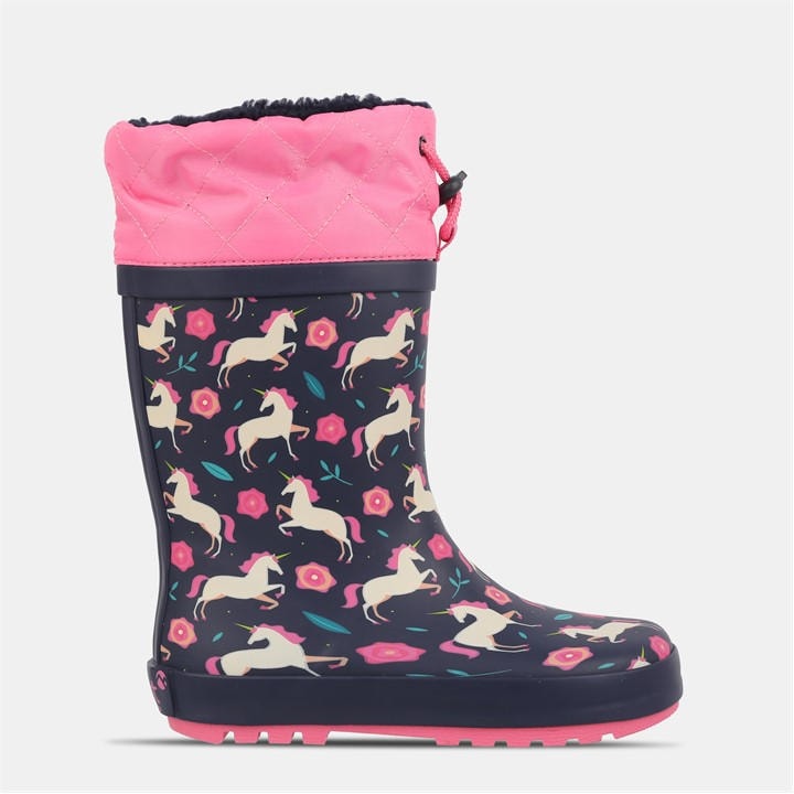 Gelert Boys Multi Cuff Welly Boot Kids C9