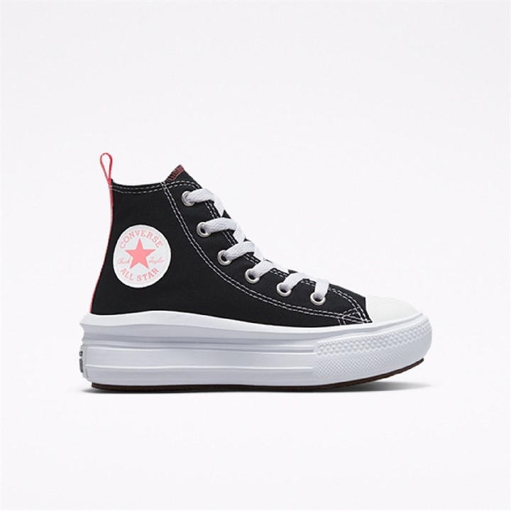 Converse  Kids Black ' Chuck Taylor All Star Mov Canvas High-Top Trainers in Size C12.5, Sports Direct
