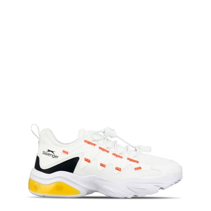 Slazenger Boys White Kids' Slaz Runners in Size C12, Sports Direct