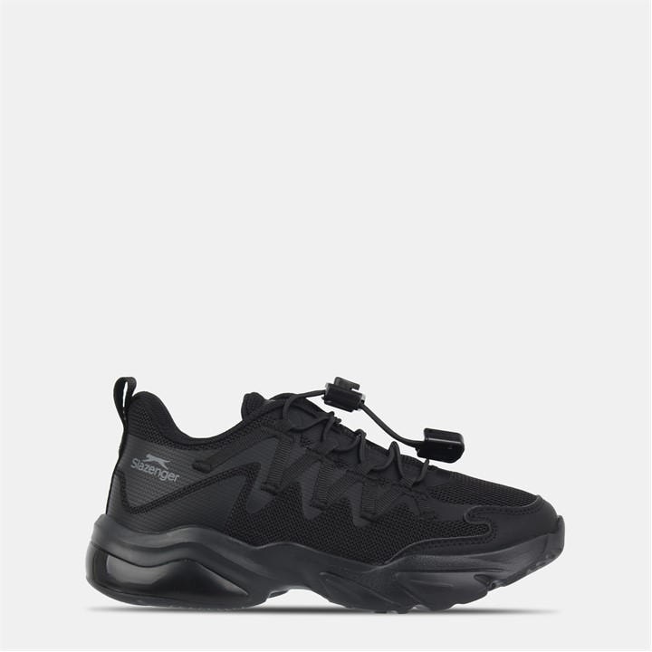 Slazenger Boys Black Kids' Slaz Runners in Size C12, Sports Direct