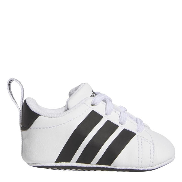 adidas Sportswear Infant Grand Court Crib, White, Size 1 Younger - Image 2