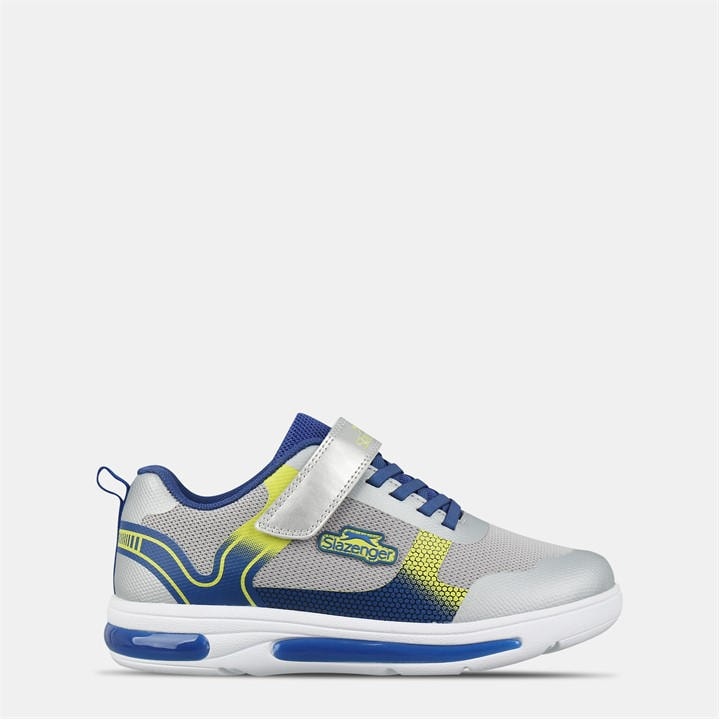 Slazenger Boys Grey Camo Go 2.0 Trainers  in Size C13, Sports Direct