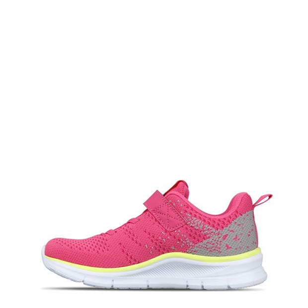 Ružová/Volt - Karrimor - Duma 6 Running Shoes Childs Girls