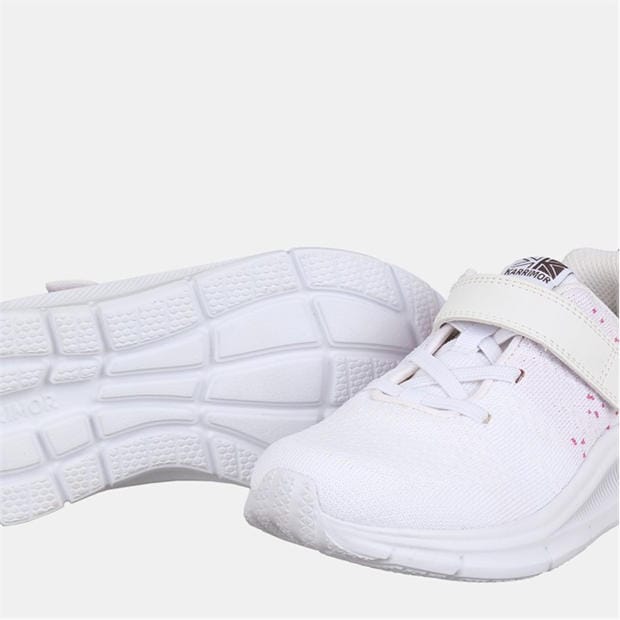 White/Pink - Karrimor - Duma 6 Running Shoes Childs Girls