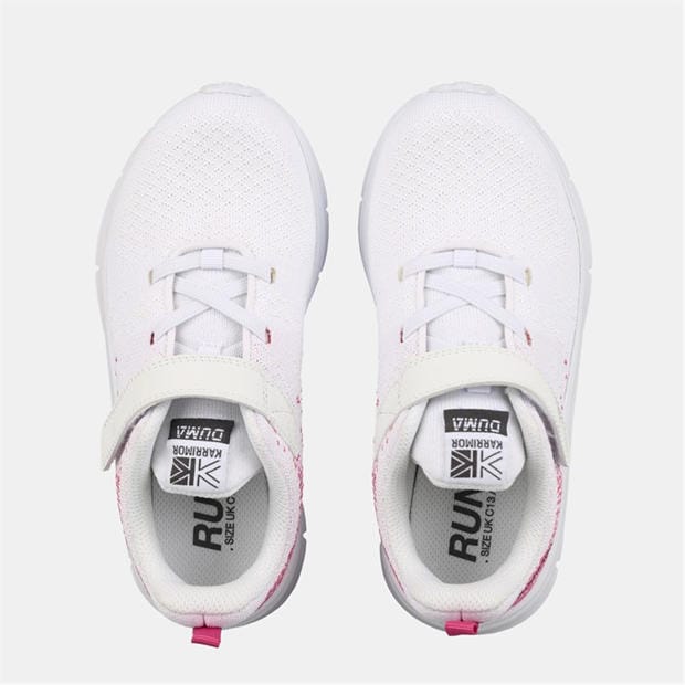 White/Pink - Karrimor - Duma 6 Running Shoes Childs Girls