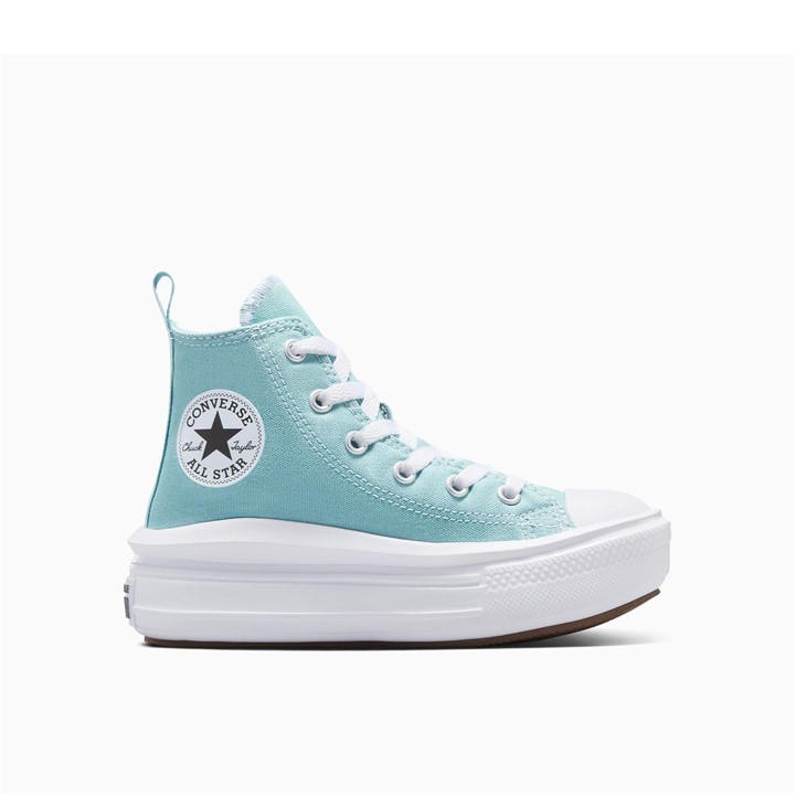 Converse  Kids Blue ' Chuck Taylor All Star Mov Canvas High-Top Trainers in Size C13.5, Sports Direct