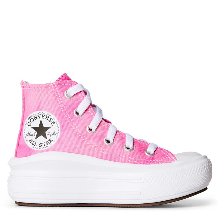 Converse  Kids White ' Chuck Taylor All Star Mov Canvas High-Top Trainers in Size C13.5, Sports Direct