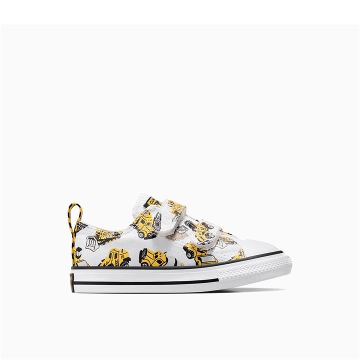 Converse  Kids White ' Chuck Taylor All Star Con Canvas Trainers in Size C3, Sports Direct