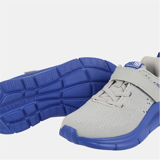 Grey/Blue - Karrimor - Duma 6 Running Shoes Child Boys