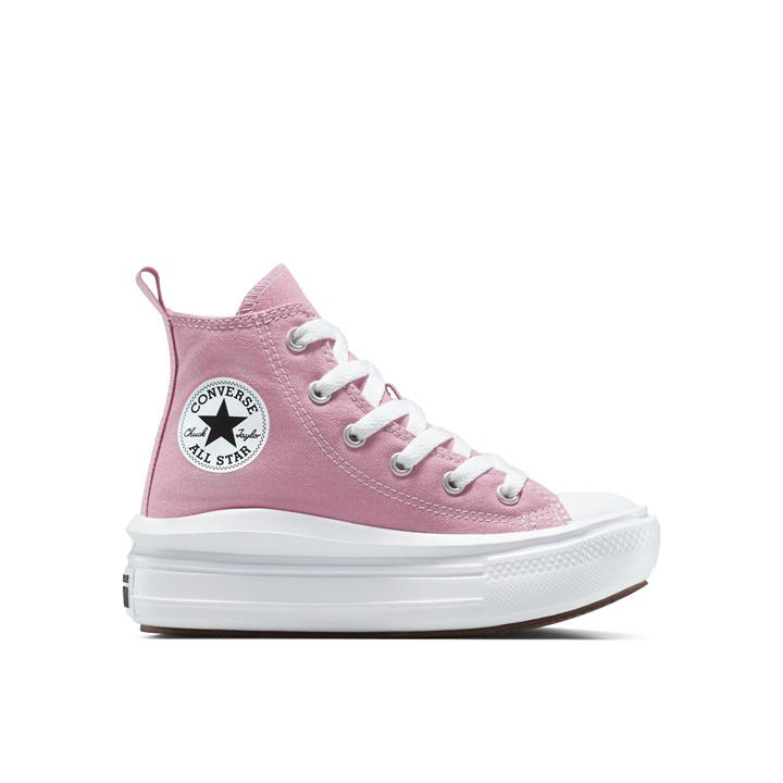 Converse  Kids Pink Kids' Chuck Taylor All Star Mov Canvas High-Top Trainers in Size 2.5, Sports Direct