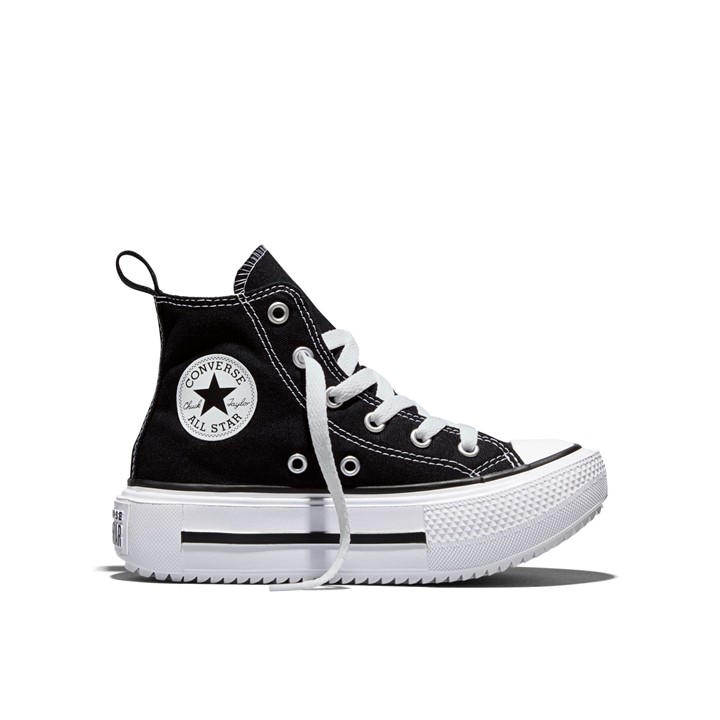 Converse  Kids Black ' Chuck Taylor All Star Lif Canvas Trainers in Size C11.5, Sports Direct