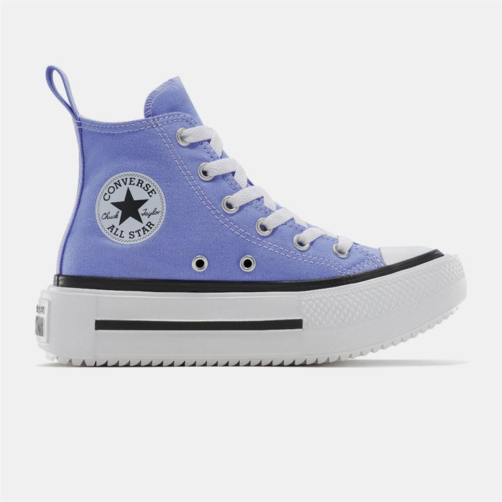 Converse  Kids Purple ' Chuck Taylor All Star Lif Canvas Trainers in Size C13.5, Sports Direct