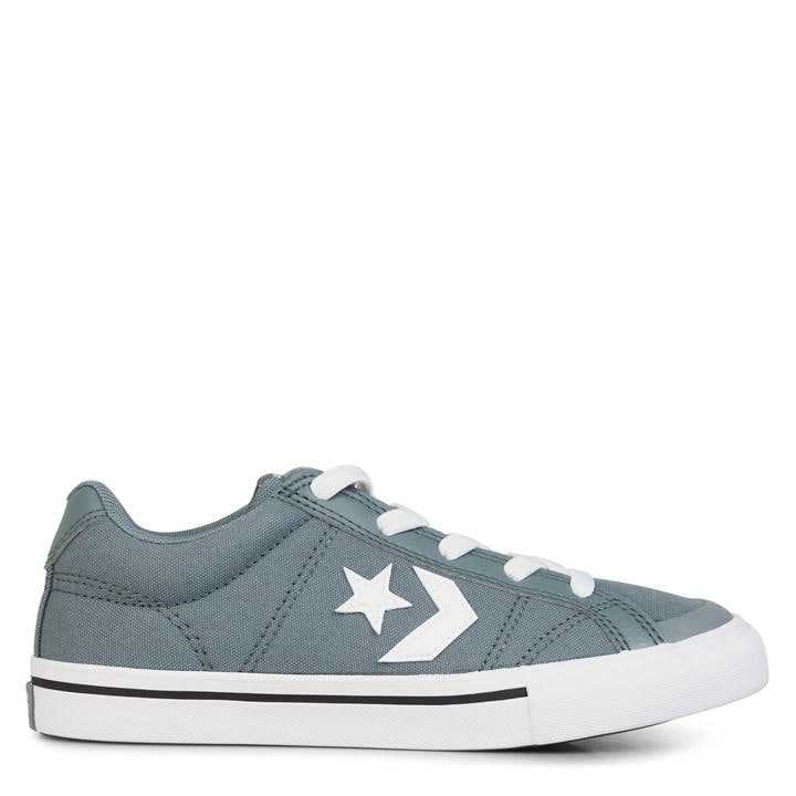 Converse  Kids Grey Kids' Sport Casual Canvas Trainers in Size 1, Sports Direct