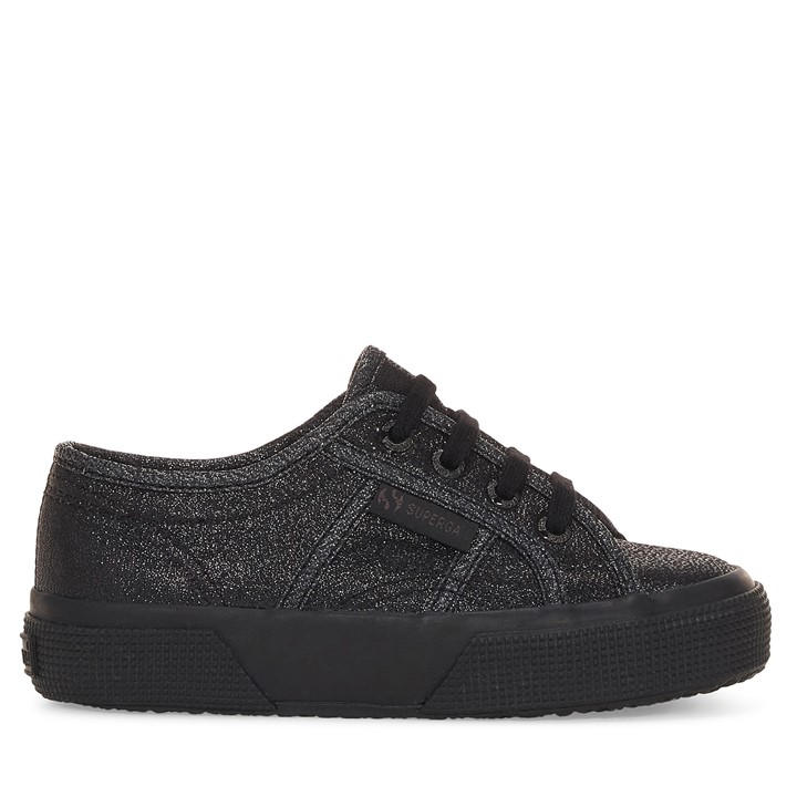 Superga  Kids Black 2750 Canvas Shoes  in Size C5.5, Sports Direct