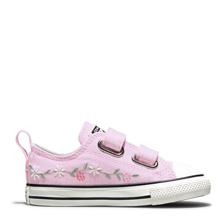 Converse Girls Pink Kids' Canvas Trainers in Size C9, Sports Direct