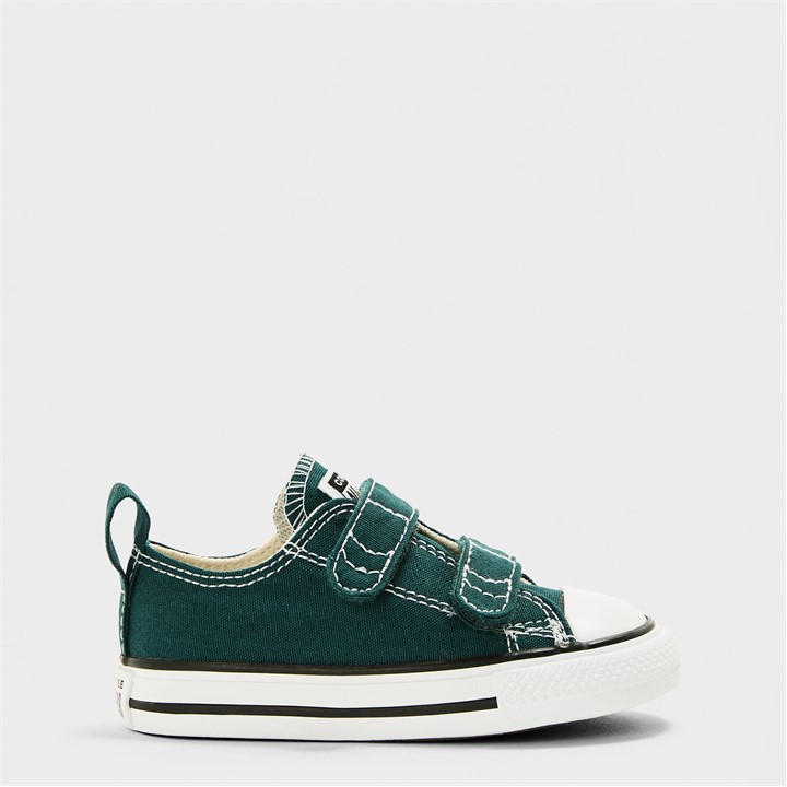 Converse  Kids Green Chuck T Canvas Trainers in Size C5, Sports Direct