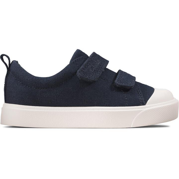 Clarks Boys Blue City Bright Sneakers in Size C4, Sports Direct