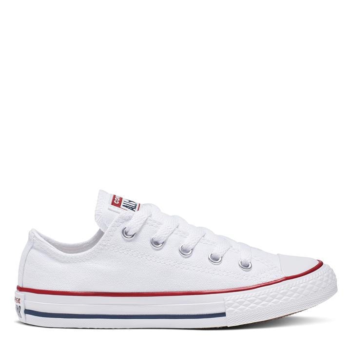 Converse  Kids White Chuck Taylor Ox  Trainers in Size C2, Sports Direct
