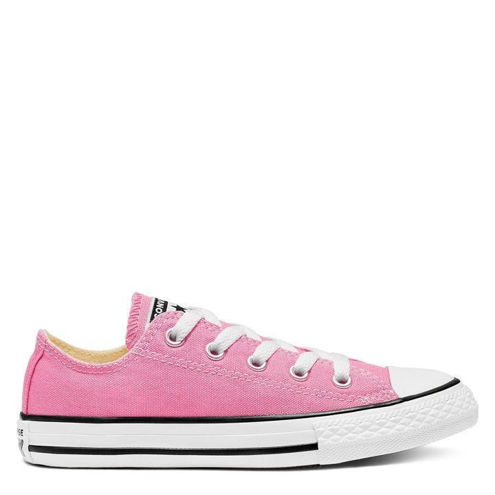 Converse  Kids Pink Chuck Taylor Ox  Trainers in Size C5, Sports Direct