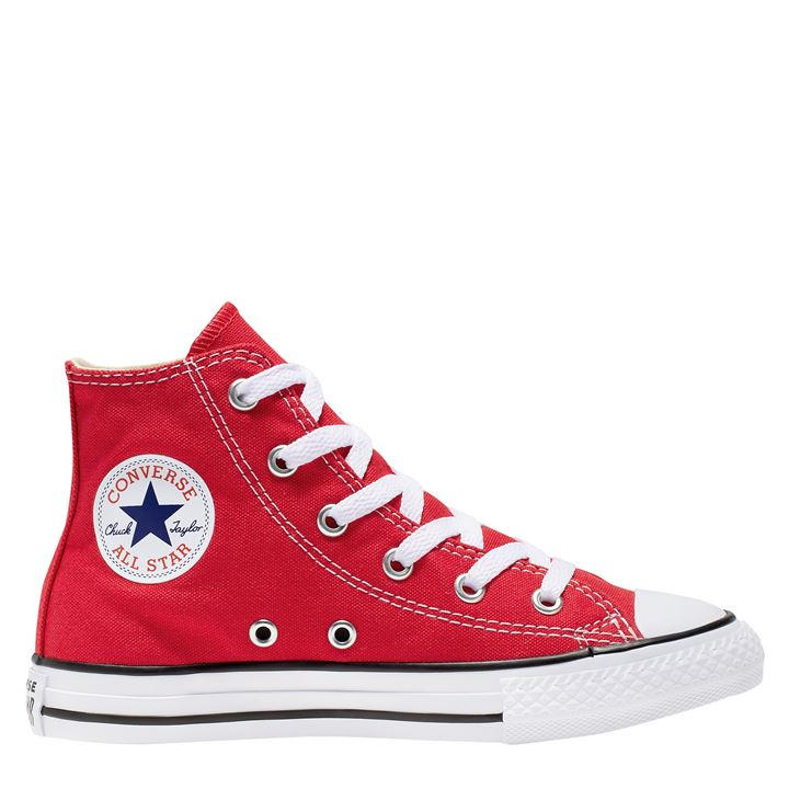 Converse  Kids Red Chuck High Cut Canvas Shoes in Size C13.5, Sports Direct