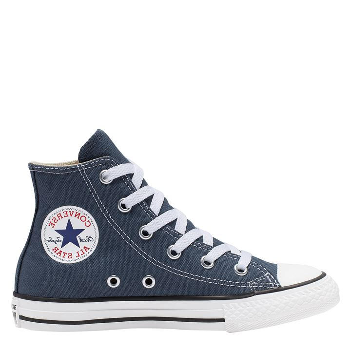Converse  Kids Blue Chuck High Cut Canvas Shoes in Size C10, Sports Direct