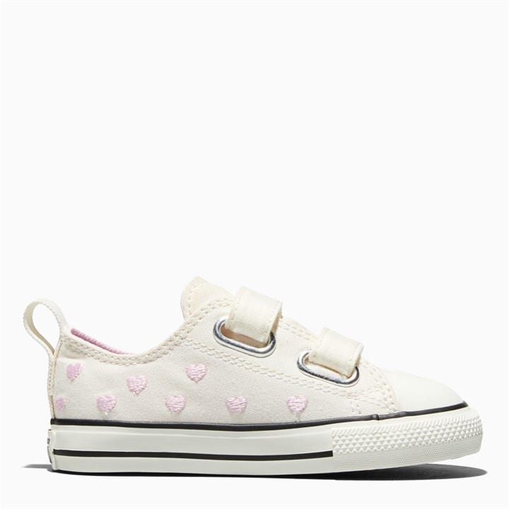 Converse Girls White Kids' Canvas Trainers in Size C2, Sports Direct