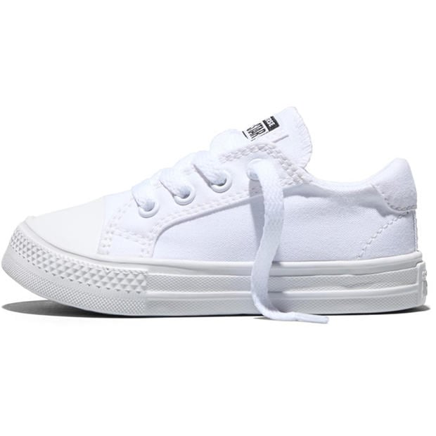White - Converse - Kids' Canvas Trainers