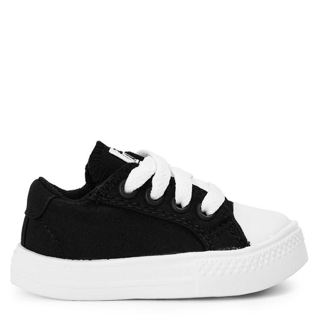 Black/White - Converse - Kids' Canvas Trainers