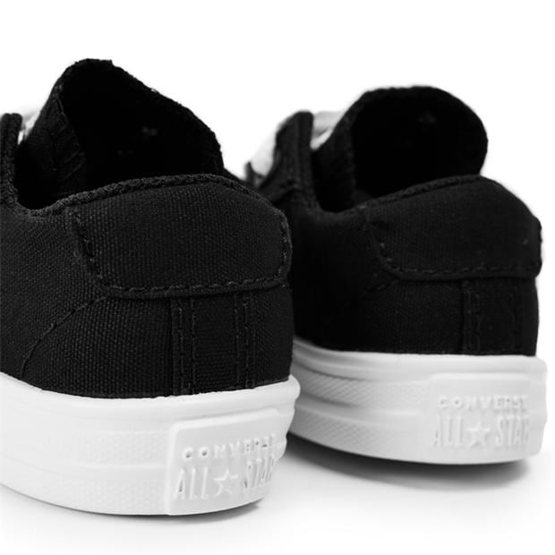 Black/White - Converse - Kids' Canvas Trainers