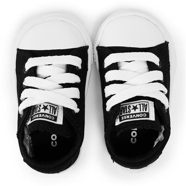 Black/White - Converse - Kids' Canvas Trainers