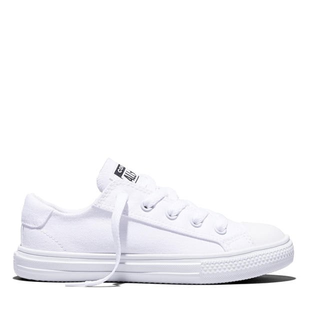 White - Converse - Kids' Canvas Trainers