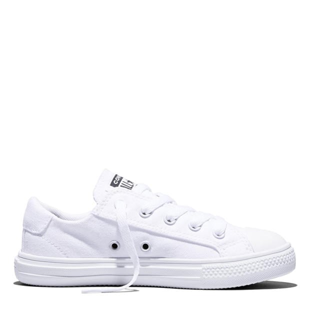 White - Converse - Kids' Canvas Trainers