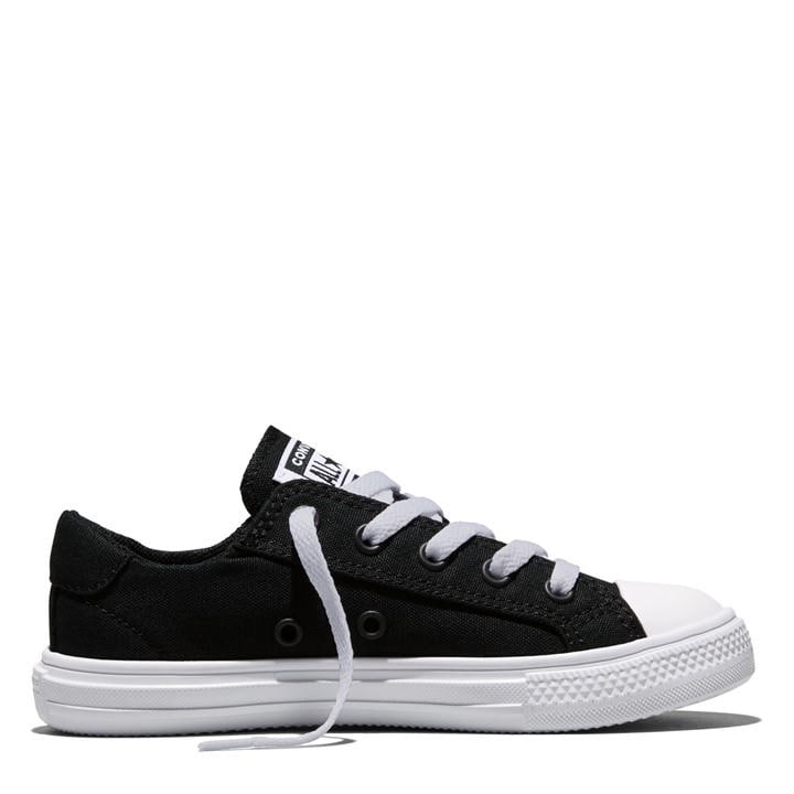 Converse  Kids Black Kids' Canvas Trainers in Size C11, Sports Direct