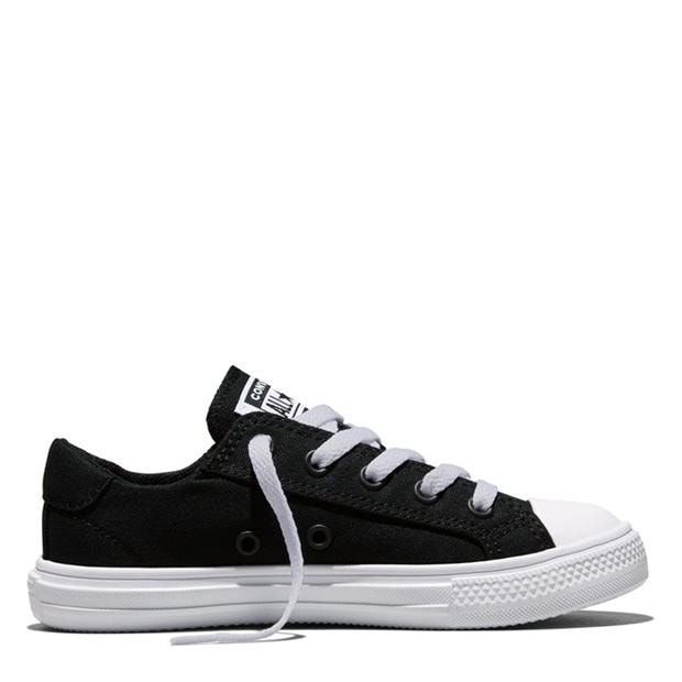 Black/White - Converse - Kids' Canvas Trainers