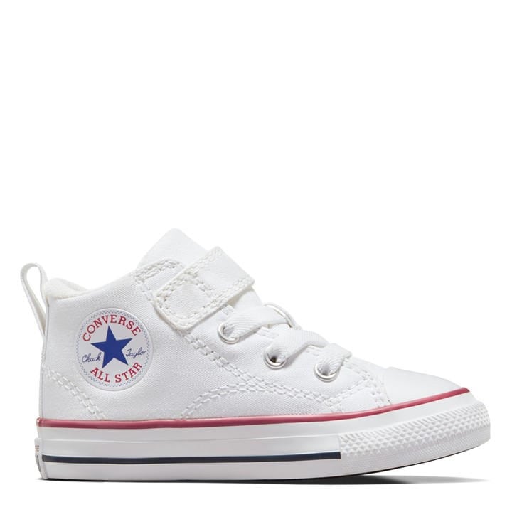 Converse  Kids White Kids' Canvas High-Top Trainers in Size C7, Sports Direct