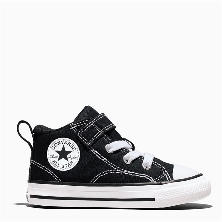 Converse  Kids Black Kids' Canvas High-Top Trainers in Size C4, Sports Direct