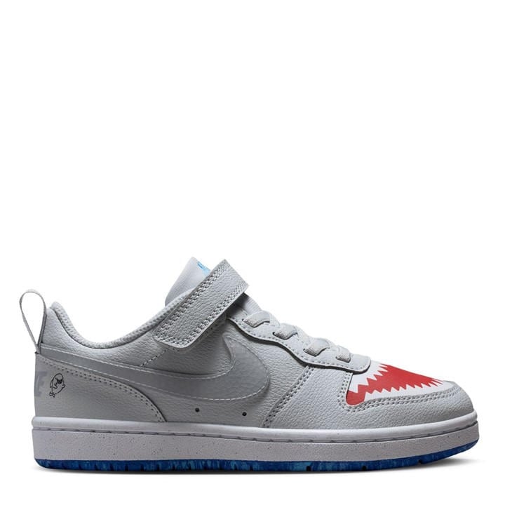 Nike Boys Grey Court Borough Low Recraft  Shoes in Size C13, Sports Direct