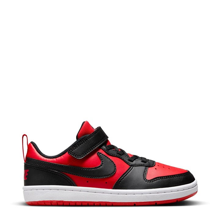 Nike Boys Red Court Borough Low Recraft in Size 1, Sports Direct