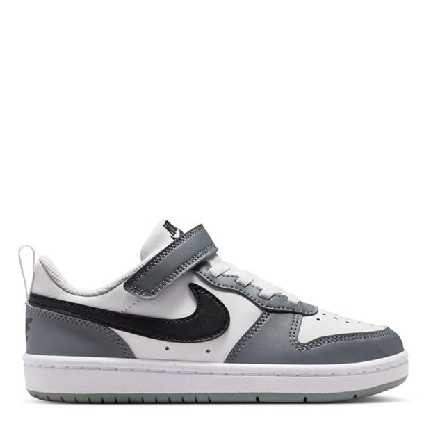 Wht/Blk/Grey - Nike - Court Borough Low Recraft