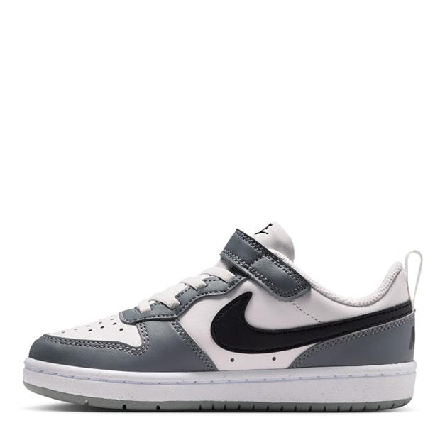 Wht/Blk/Grey - Nike - Court Borough Low Recraft