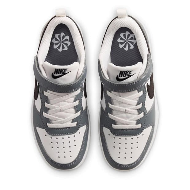 Wht/Blk/Grey - Nike - Court Borough Low Recraft