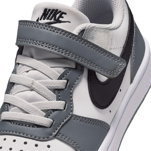 Wht/Blk/Grey - Nike - Court Borough Low Recraft