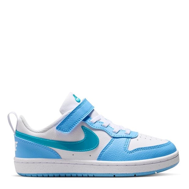 White/Blue - Nike - Court Borough Low Recraft